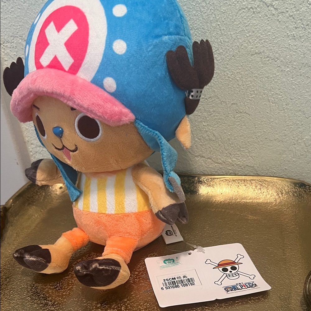 #1658+ Blue & Pink Plush Character Chopper Stuffed Toy Tony Tony - Picture 3 of 10